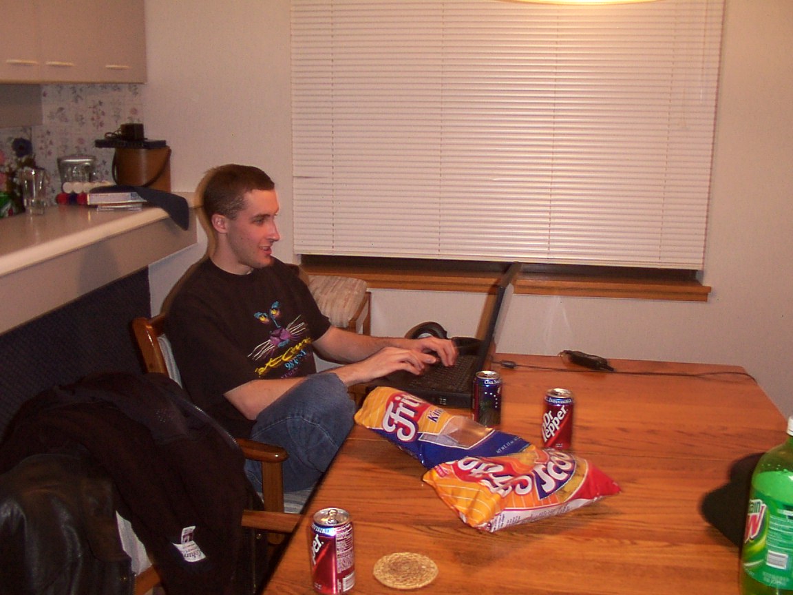 Late night programming session