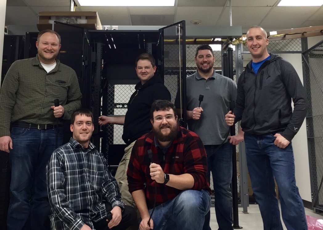 NWAX switch install crew